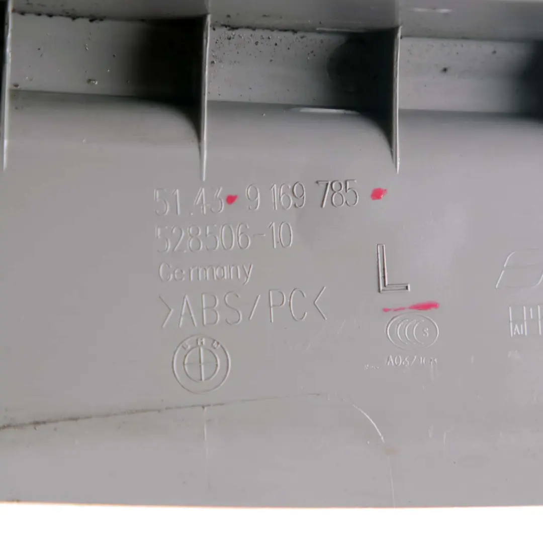 BMW 5 Series F11 Touring Cover Column D Trim Left N/S Everest Grau Grey 9169785 - SKU 9200793 - Part number 9200793