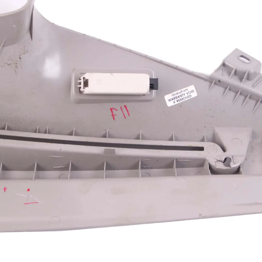 F11N LCI Touring Cover Column D Trim Right O/S Everest Grey 9169786 to BMW 5 F11 with Part number 9200794 BMW 5 F11 F11N LCI Touring Cover Column D Trim Right O/S Everest Grey 9169786 - SKU 9200794 - Part number 9200794