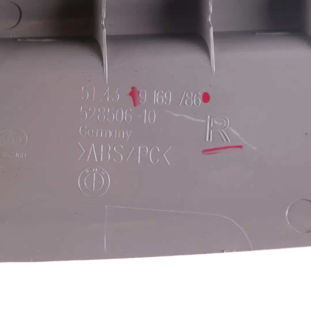 F11N LCI Touring Cover Column D Trim Right O/S Everest Grey 9169786 to BMW 5 F11 with Part number 9200794 BMW 5 F11 F11N LCI Touring Cover Column D Trim Right O/S Everest Grey 9169786 - SKU 9200794 - Part number 9200794