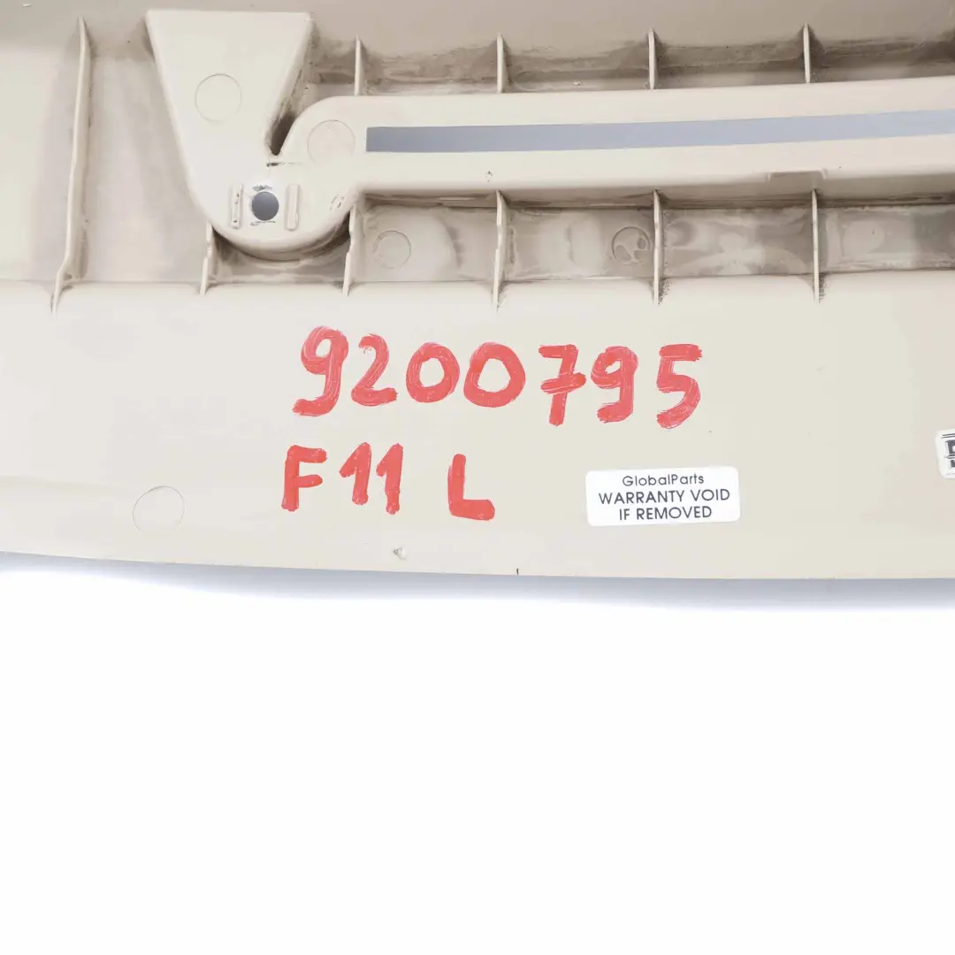 Column D Trim Panel Covering Rear Left N/S Oyster to BMW F11 Touring Cover with Part number 9200795 BMW F11 Touring Cover Column D Trim Panel Covering Rear Left N/S Oyster - SKU 9200795 - Part number 9200795