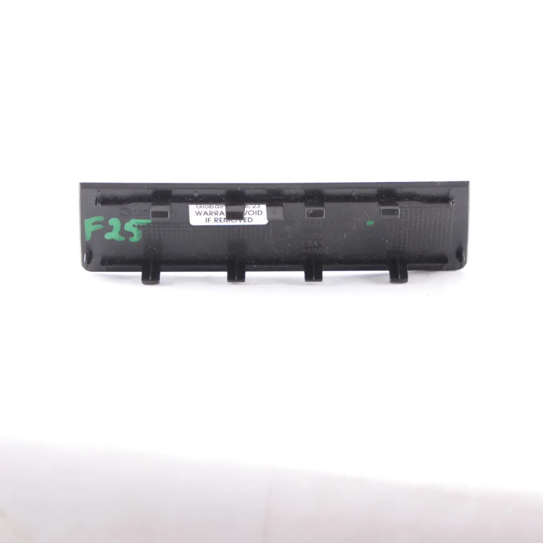 BMW X3 F25 X4 F26 Panneau de recouvrement arrière console centrale Noir 9221812 - SKU 9200882 - Numéro de pièce 9200882