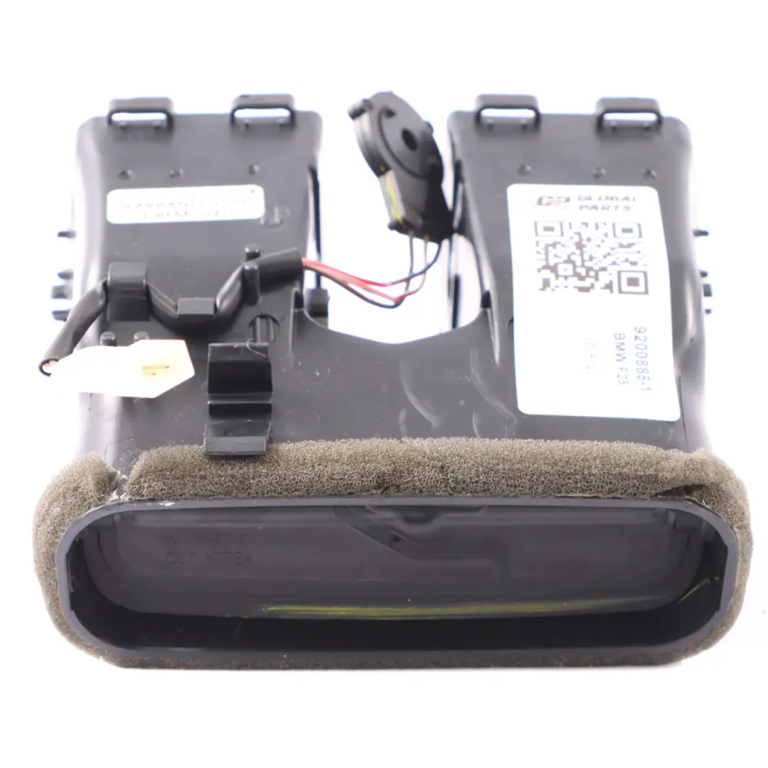 Centre Console Grille Fresh Air Vent Black to BMW F25 F26 with Part number 9200888 BMW F25 F26 Centre Console Grille Fresh Air Vent Black - SKU 9200888-1 - Part number 9200888