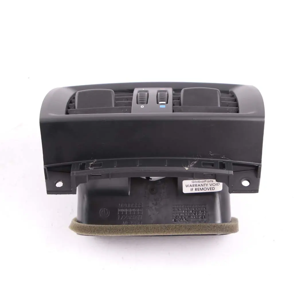 BMW F25 F26 Grille d'aération de la console centrale arrière Noir - SKU 9200888 - Numéro de pièce 9200888
