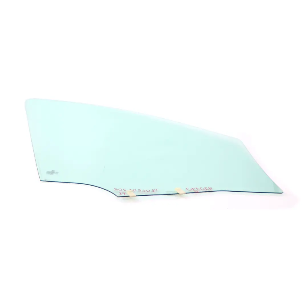 Peugeot 207 Window Glass Front Door Left N/S Glazing Green AS2 - SKU 9201 J0 - Part number 9201 J0