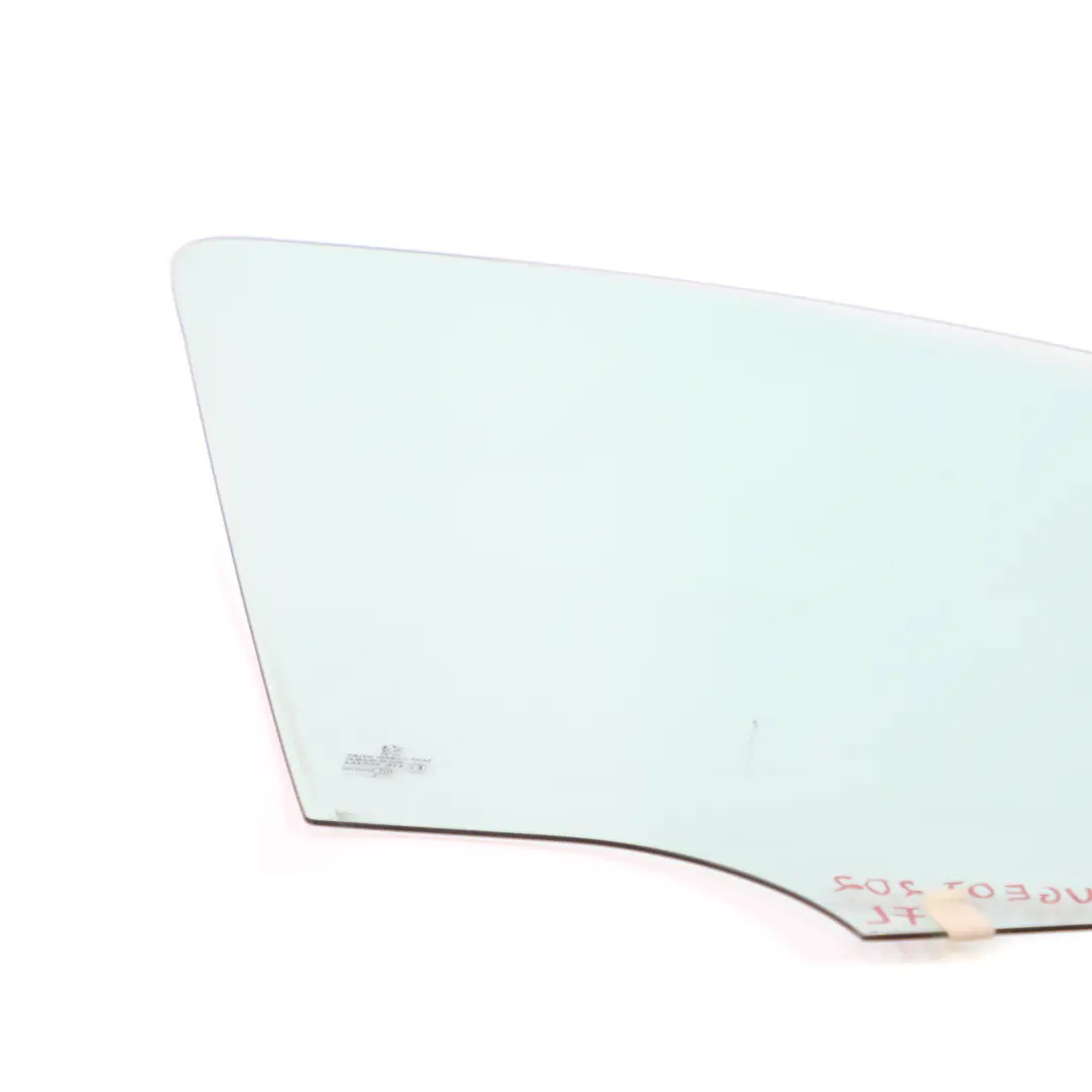 Peugeot 207 Window Glass Front Door Left N/S Glazing Green AS2 - SKU 9201 J0 - Part number 9201 J0