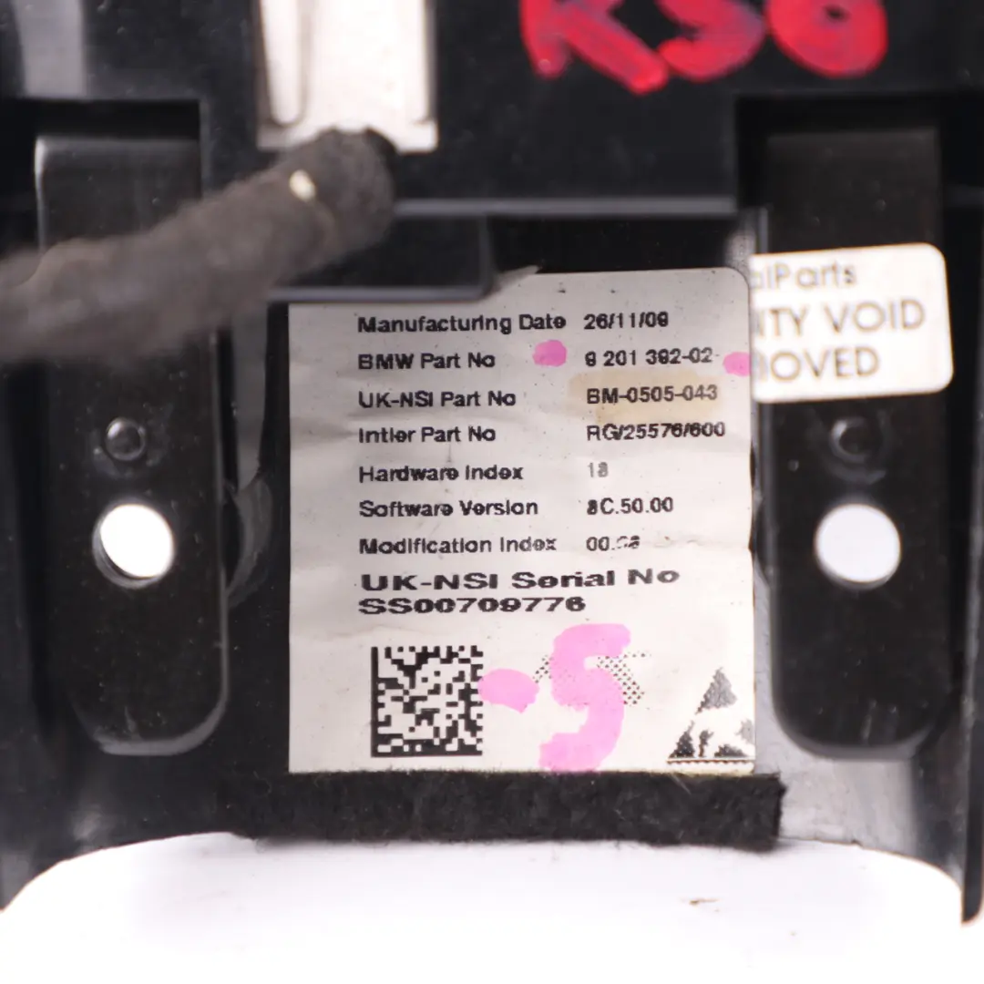 Tachometr Mini R56 R57 R59 R60 R61 Rev Counter Cluster Gauge Chrome to with Part number 9201392 Tachometr Mini R56 R57 R59 R60 R61 Rev Counter Cluster Gauge Chrome - SKU 9201392-5 - Part number 9201392