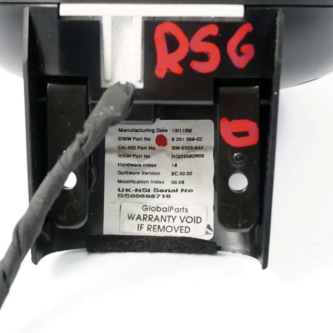 Tacometro Cuentarrevoluciones Cromo para Mini Cooper D R56 R57 Diesel con número de pieza 9325823 Mini Cooper D R56 R57 Diesel Tacometro Cuentarrevoluciones Cromo - SKU 9201398 - Número de pieza 9325823