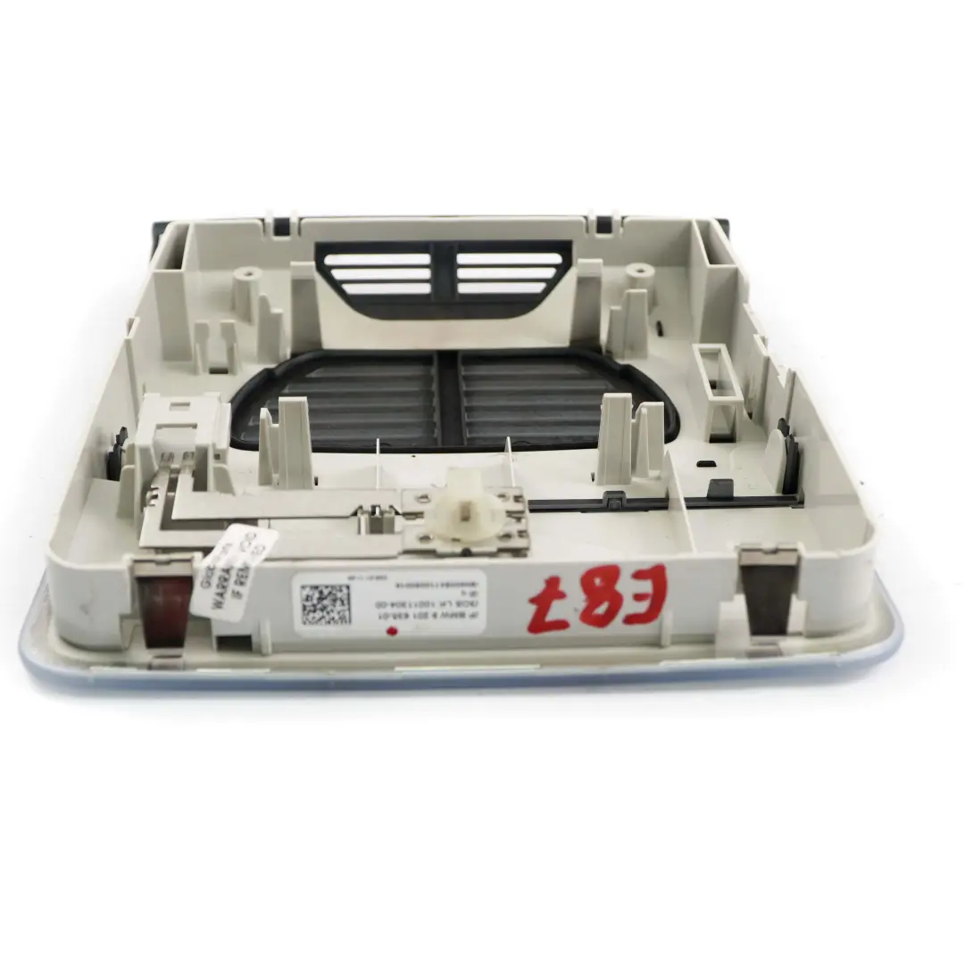 Luz De techo interior trasera Alaska Gris para BMW E81 E82 E84 E87 con número de pieza 9201635 BMW E81 E82 E84 E87 Luz De techo interior trasera Alaska Gris - SKU 9201635 - Número de pieza 9201635