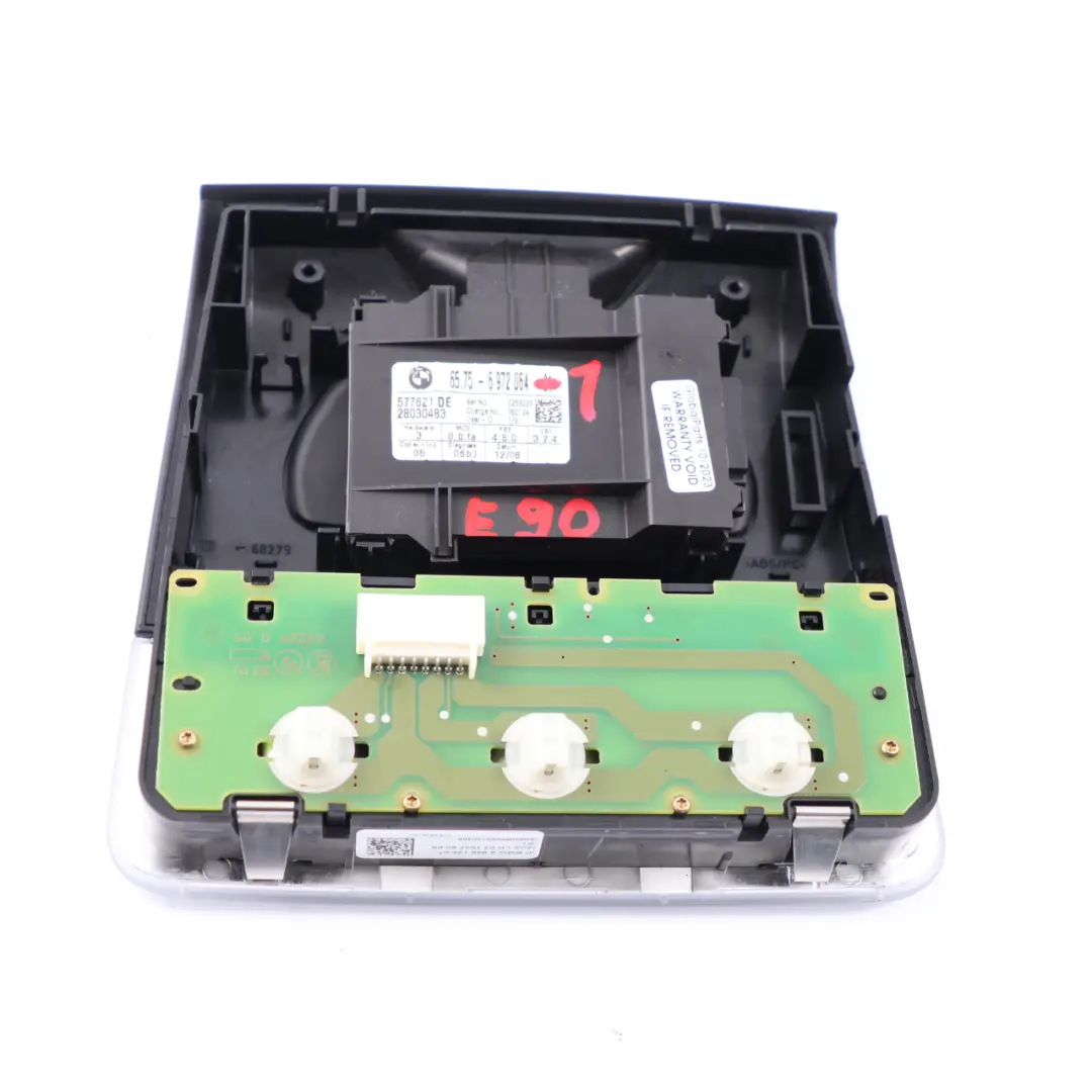 BMW E81 E82 E87 E90 E91 E92 interruttore luci tetto posteriore centrale 6972064 - SKU 9201645-2 - Numero di parte 9201645