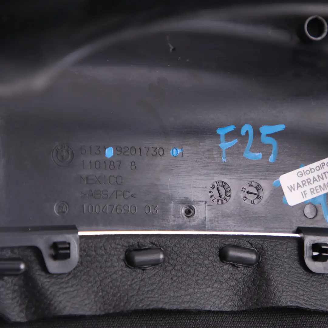  Cache Colonne de Direction BMW X3 F25 X4 F26 Trim Panel Top Noir - SKU 9201730 - Numéro de pièce 9201730