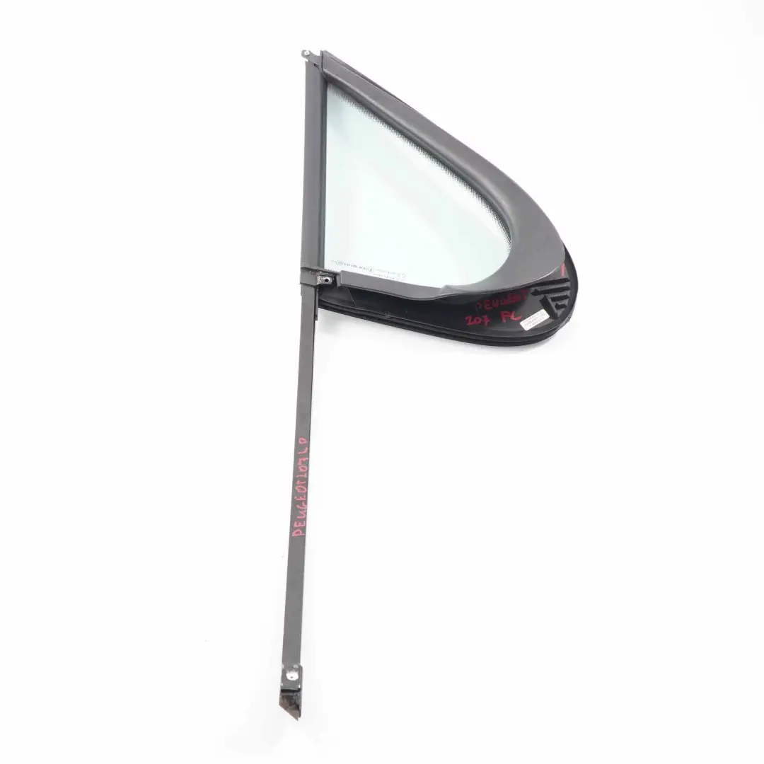 Peugeot 207 Cuarto Ventana Puerta Delantera Izquierda Cristal AS2 - SKU 9201J1 - Número de pieza 9201J1