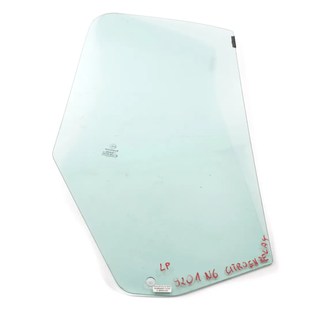  Side Window Citroen Relay Peugeot Boxer Door Front Left N/S Glass - SKU 9201N6 - Part number 9201N6