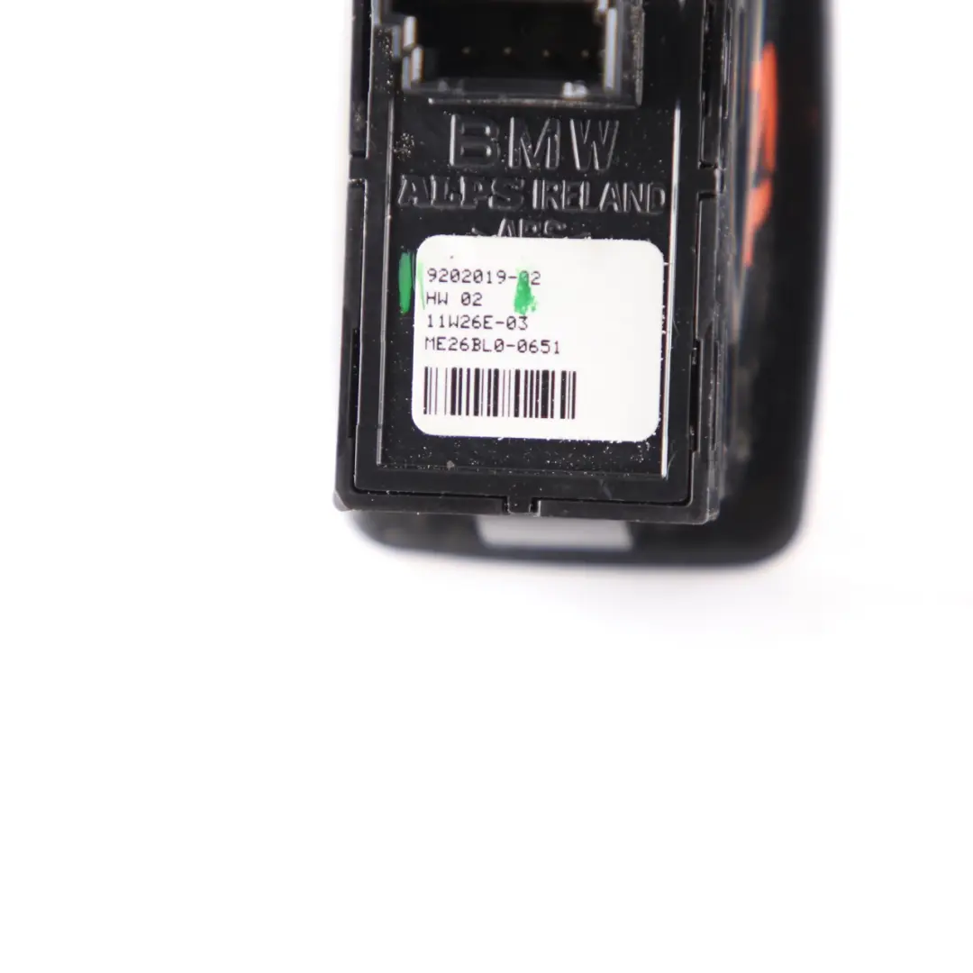 Interrupteur de lève-vitre Bouton de commande pour BMW X3 F25 à propos du numéro de pièce 9202019 BMW X3 F25 Interrupteur de lève-vitre Bouton de commande - SKU 9202019 - Numéro de pièce 9202019