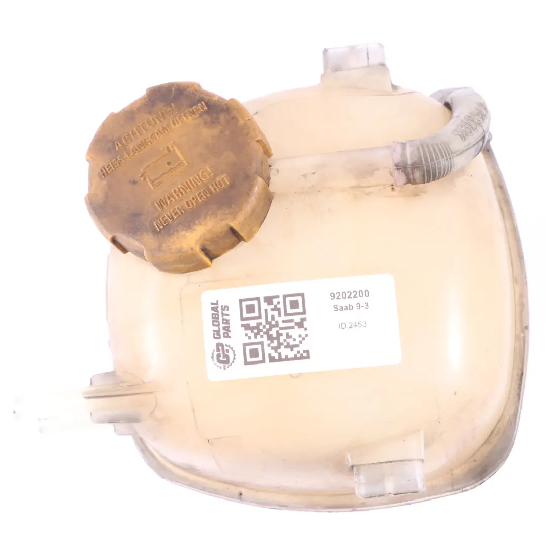 Expansion Coolant Tank Saab 9-3 1.9 Tid Opel Vectra C 1.9 CDTI to with Part number 9202200 Expansion Coolant Tank Saab 9-3 1.9 Tid Opel Vectra C 1.9 CDTI - SKU 9202200 - Part number 9202200