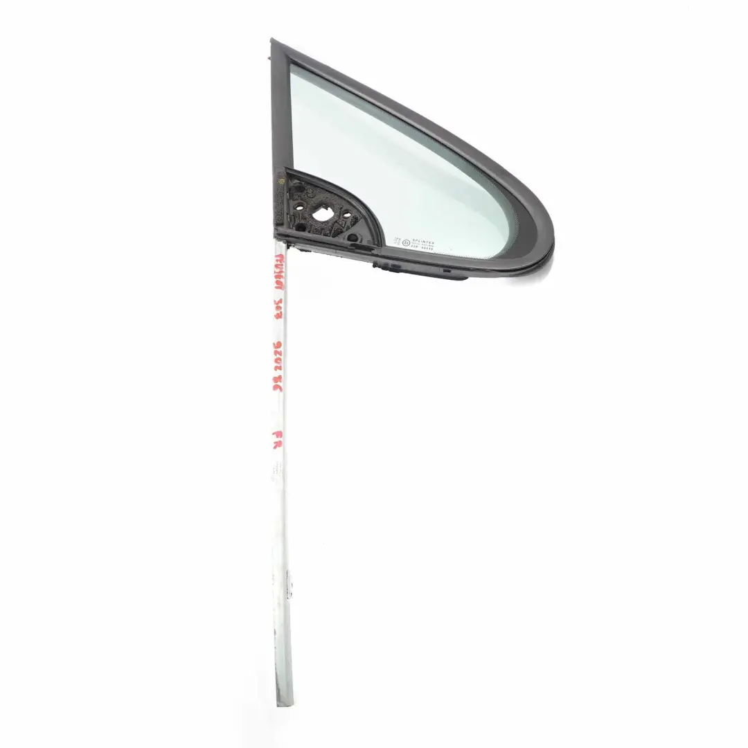 Ventana Lateral Delantera Derecha Triángulo Cristal AS2 para Peugeot 307 con número de pieza 920286 Peugeot 307 Ventana Lateral Delantera Derecha Triángulo Cristal AS2 - SKU 920286 - Número de pieza 920286