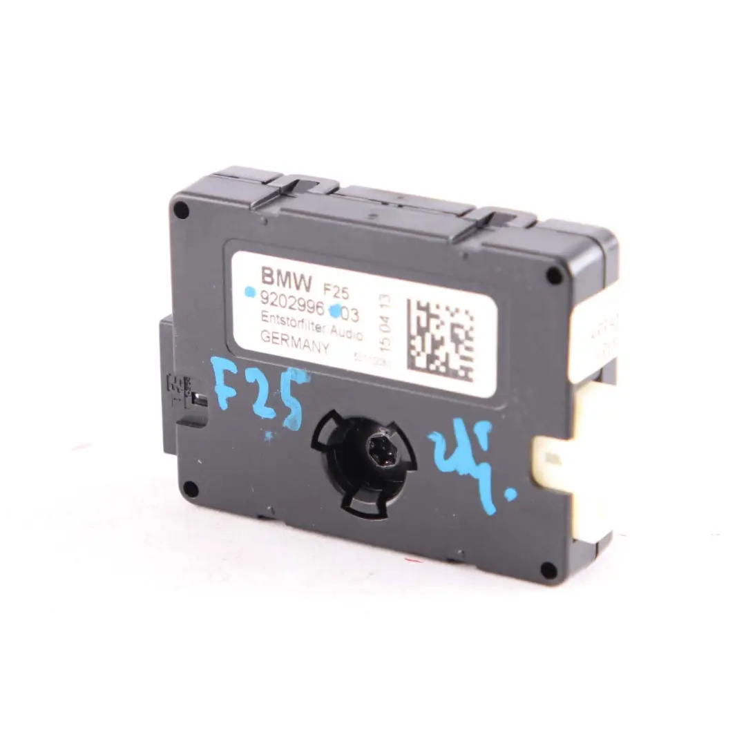 Filtro Supresión BMW F25 F26 Antena Amplificador Audio Cableado Arnés para con número de pieza 9202996 Filtro Supresión BMW F25 F26 Antena Amplificador Audio Cableado Arnés - SKU 9202996 - Número de pieza 9202996