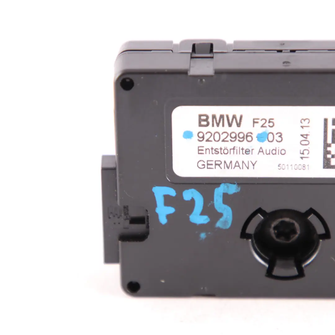  Unterdrückungsfilter BMW F25 F26 Antenne Verstärker Audio Kabelbaum - SKU 9202996 - Teilenummer 9202996