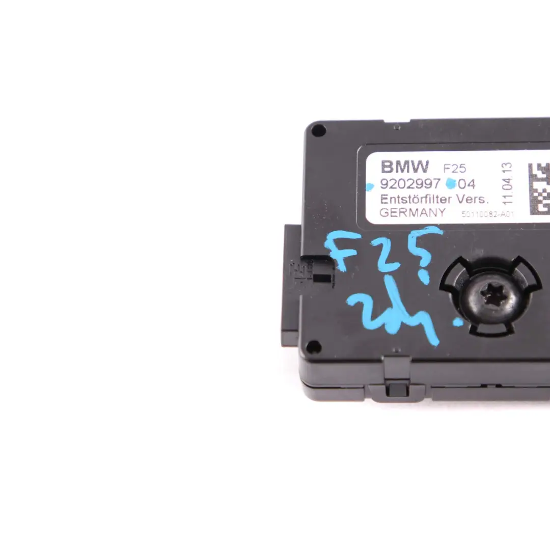 Filtro Supresión BMW F25 F26 Filtro Alimentación EMI Unidad Control para con número de pieza 9202997 Filtro Supresión BMW F25 F26 Filtro Alimentación EMI Unidad Control - SKU 9202997 - Número de pieza 9202997