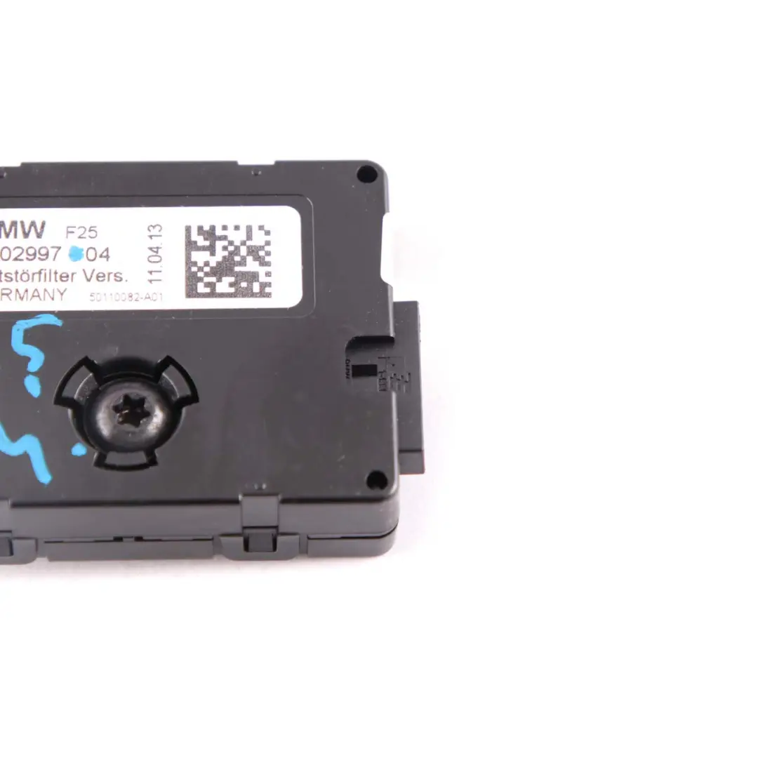  Filtro Supresión BMW F25 F26 Filtro Alimentación EMI Unidad Control - SKU 9202997 - Número de pieza 9202997