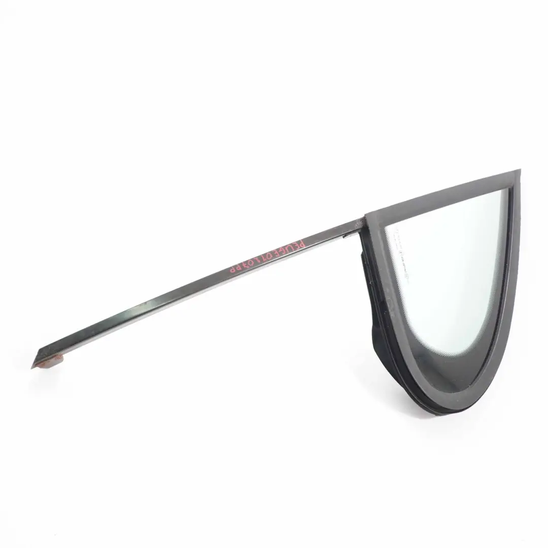 Quarter Window Front Door Right O/S Glass Glazing AS2 to Peugeot 207 with Part number 9202H4 Peugeot 207 Quarter Window Front Door Right O/S Glass Glazing AS2 - SKU 9202H4 - Part number 9202H4