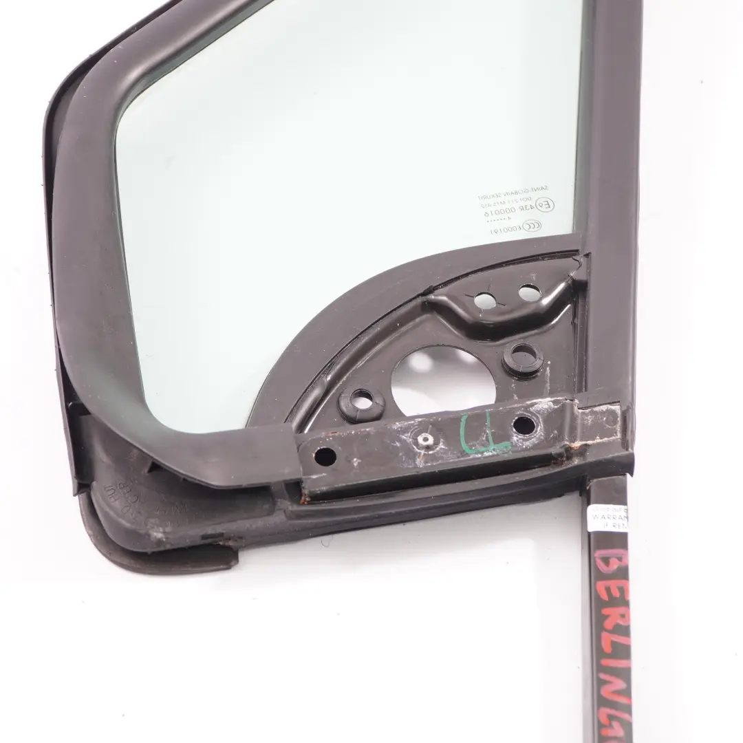 Citroen Berlingo Cuarto Ventana Puerta Delantera Derecha Vidrio AS2 para con número de pieza 9202R6 Citroen Berlingo Cuarto Ventana Puerta Delantera Derecha Vidrio AS2 - SKU 9202R6 - Número de pieza 9202R6