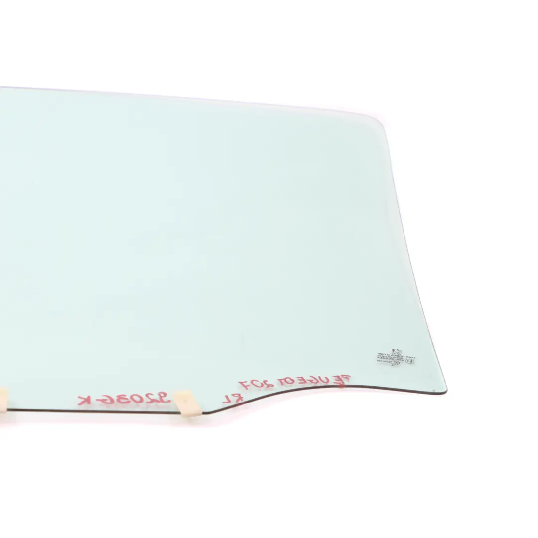 Peugeot 207 Window Glass Rear Door Left N/S Glazing Green AS2 - SKU 9203GK - Part number 9203GK
