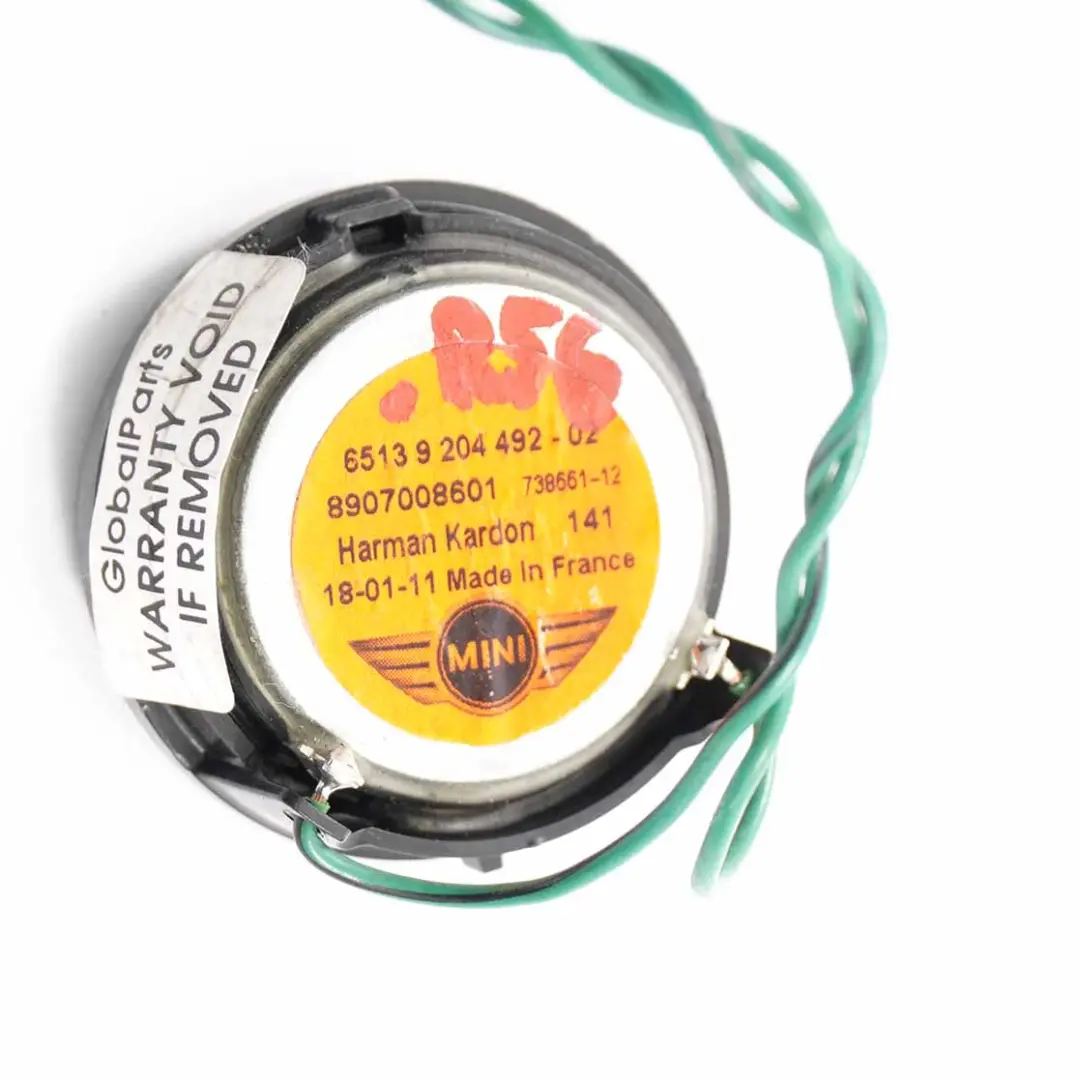 Altoparlante Tweeter Harman Kardon per Mini Cooper R55 R56 R57 LCI R58 R60 con numero di parte 9204492 Mini Cooper R55 R56 R57 LCI R58 R60 Altoparlante Tweeter Harman Kardon - SKU 9204492 - Numero di parte 9204492
