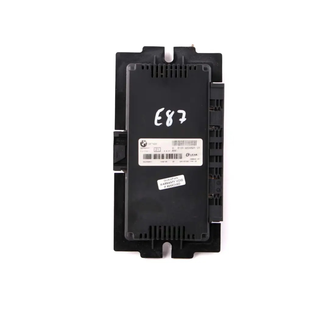 BMW 1 Series E87 ECU Light Module Control Unit NSW PL2 FRM II Lear - SKU 9204525-1 - Part number 9204525