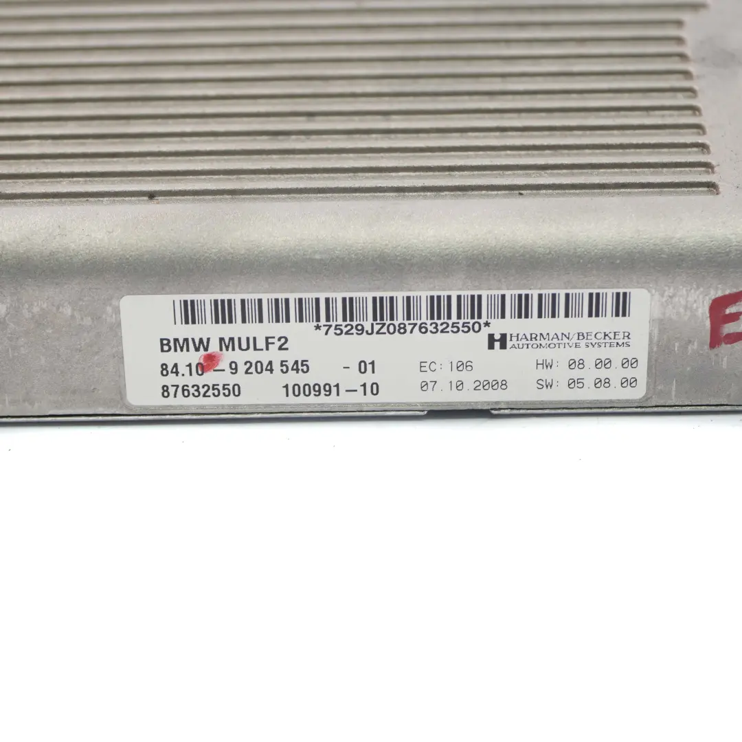 Hands Free Bluetooth Module BMW E81 E87 E90 E91 Electronics MULF2 to with Part number 9204545 Hands Free Bluetooth Module BMW E81 E87 E90 E91 Electronics MULF2 - SKU 9204545 - Part number 9204545