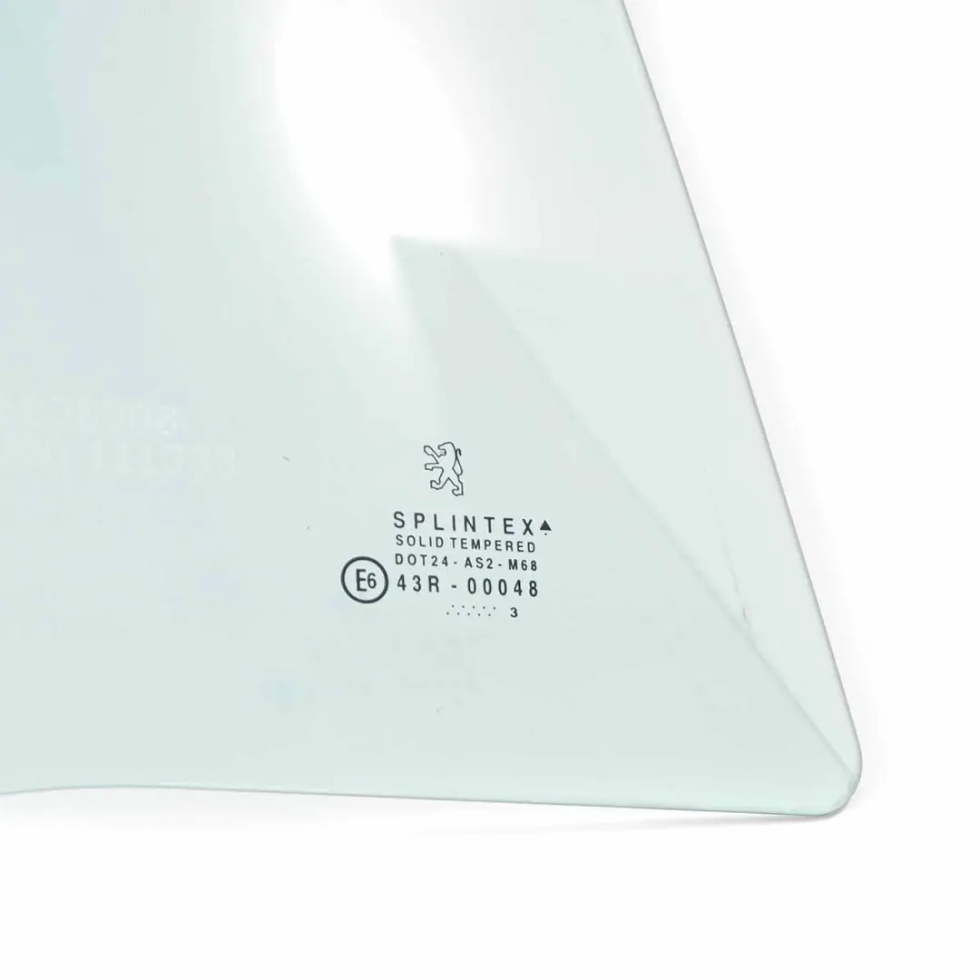 Window Glass Door Rear Right O/S Glazing Green AS2 to Peugeot 307 with Part number 9204A9 Peugeot 307 Window Glass Door Rear Right O/S Glazing Green AS2 - SKU 9204A9 - Part number 9204A9