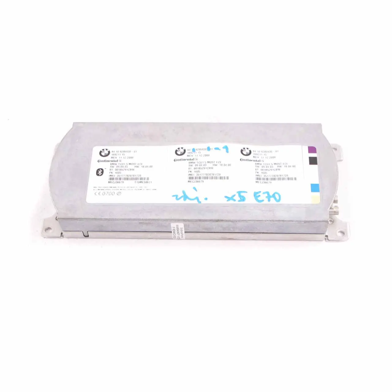 BMW X5 E70 Telematik Bluetooth Steuergerät Modul ECU Continental 9205930