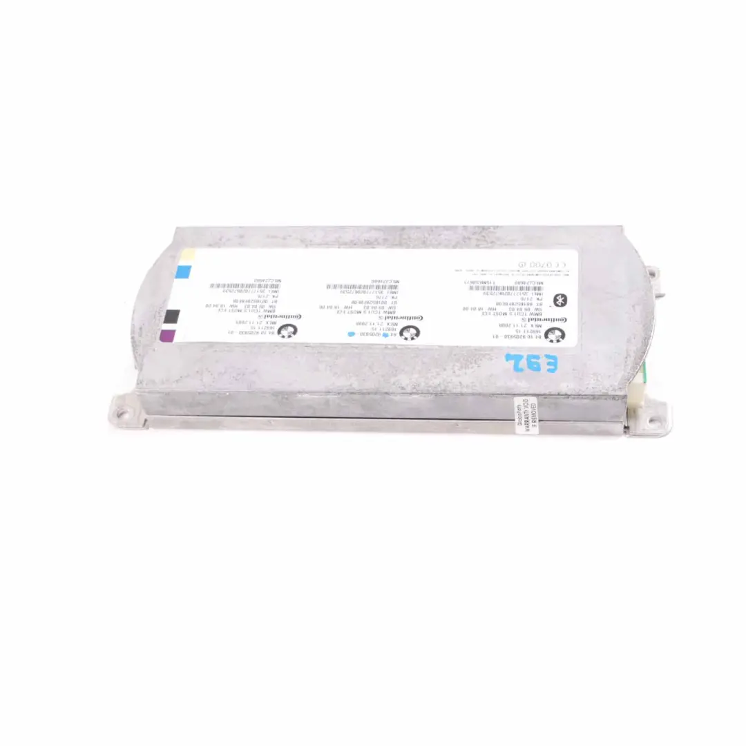 Moduł Sterownik Bluetooth do BMW E92 o numerze 9205930 BMW E92 Moduł Sterownik Bluetooth - SKU 9205930 - Numer Części 9205930