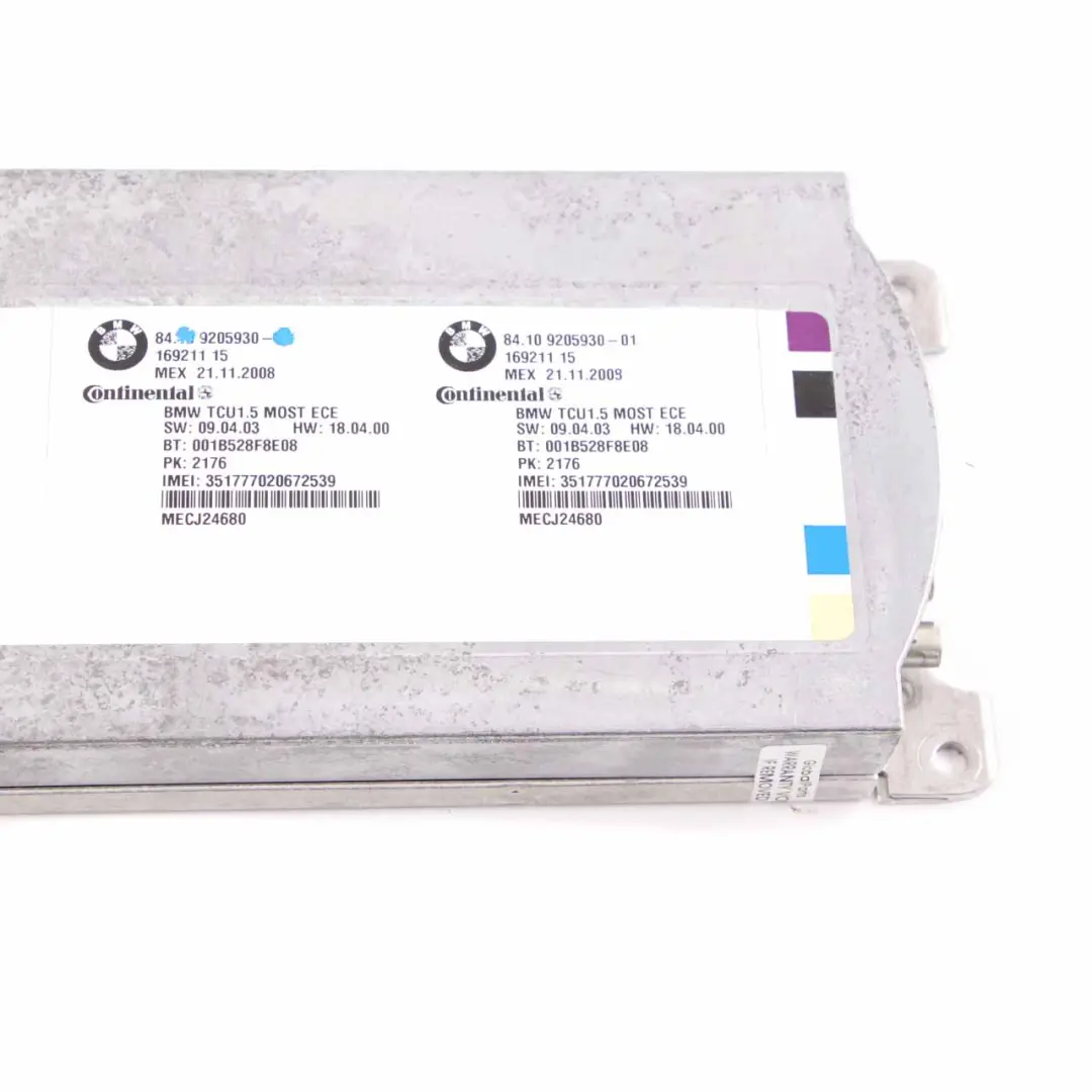 BMW E92 Module de commande télématique Bluetooth - SKU 9205930 - Numéro de pièce 9205930