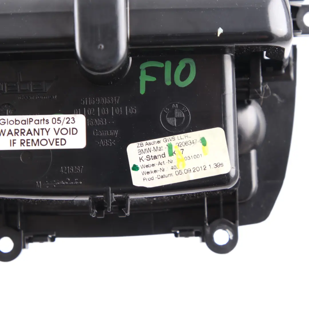 Centre Console Ashtray BMW F10 F11 Compartment Storage Middle Wood to with Part number 9206347 Centre Console Ashtray BMW F10 F11 Compartment Storage Middle Wood - SKU 9206347-4 - Part number 9206347