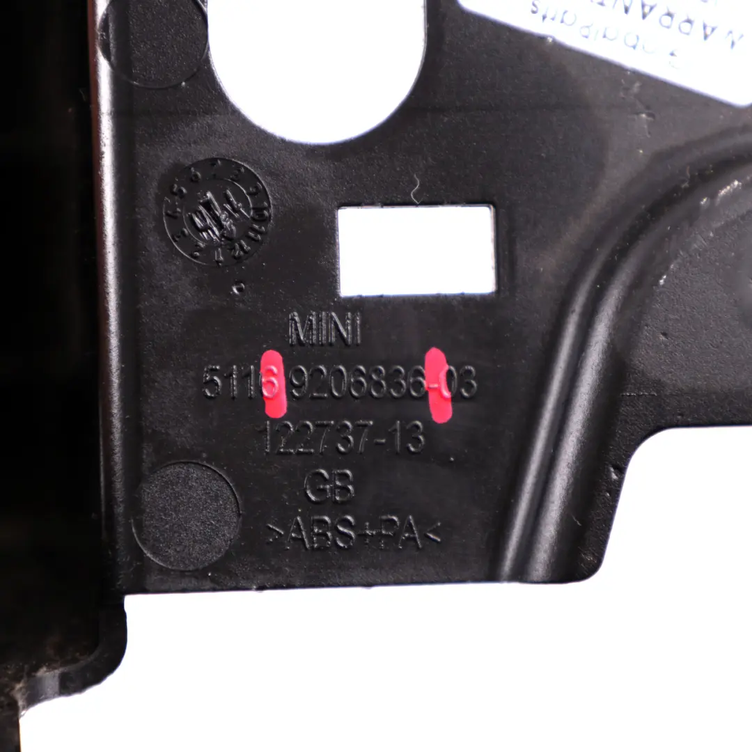 Mittelkonsole Armaturenbrett Frontplatte Abdeckung Trim für Mini R55 R56 LCI mit Teilenummer 9206836 Mini R55 R56 LCI Mittelkonsole Armaturenbrett Frontplatte Abdeckung Trim - SKU 9206836 - Teilenummer 9206836