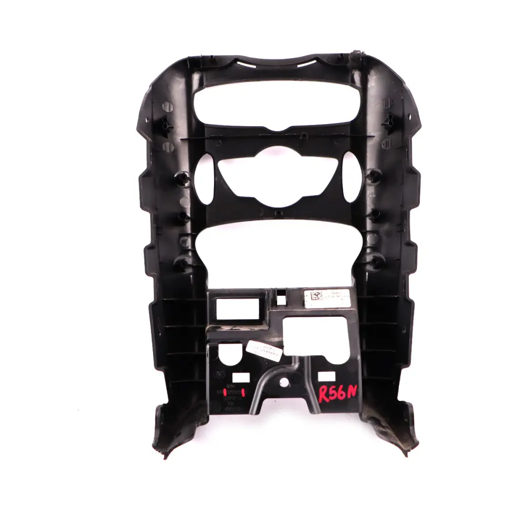 Centre Console Dashboard Front Panel Cover Trim to Mini Cooper R55 R56 LCI with Part number 9206836 Mini Cooper R55 R56 LCI Centre Console Dashboard Front Panel Cover Trim - SKU 9206836 - Part number 9206836