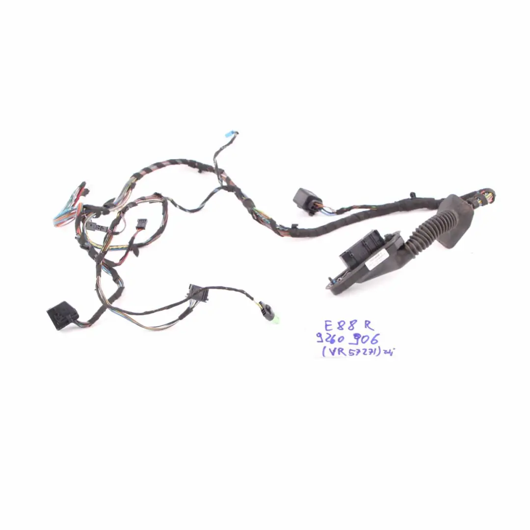 BMW E88 Wiring Cable Harness Loom Cabrio Door Driver Side Wire - SKU 9260906 - Part number 9260906