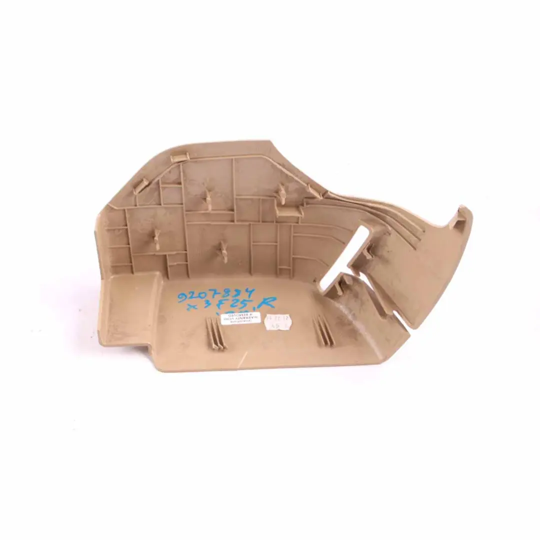BMW X3 F25 Cubierta Moldura Cinturón Seguridad Trasero Beige Derecho 9175124 - SKU 9207884 - Número de pieza 9207884