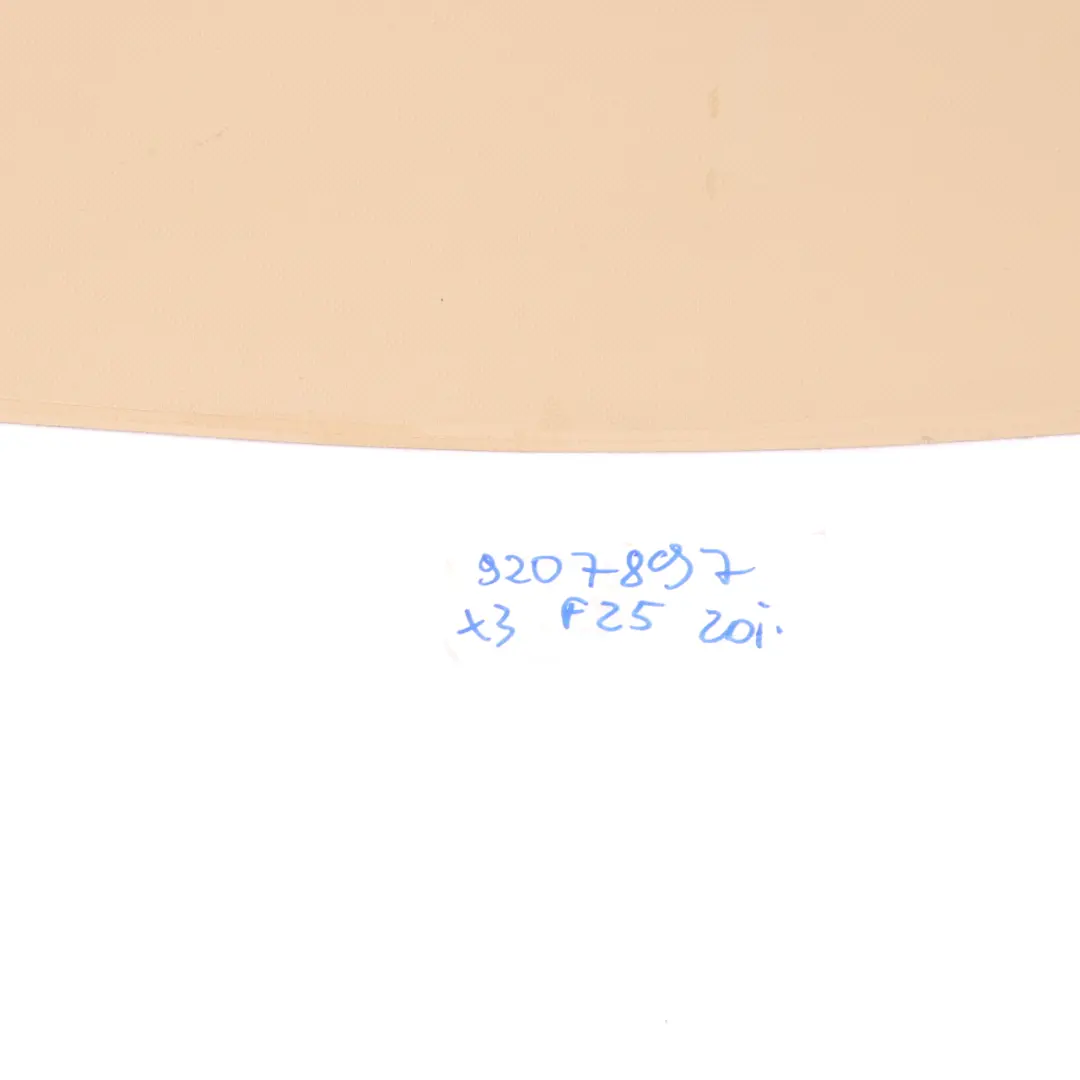  Roller Blind BMW X3 F25 Parcel Shelf Trunk Luggage Compartment Beige - SKU 9207897 - Part number 9207897