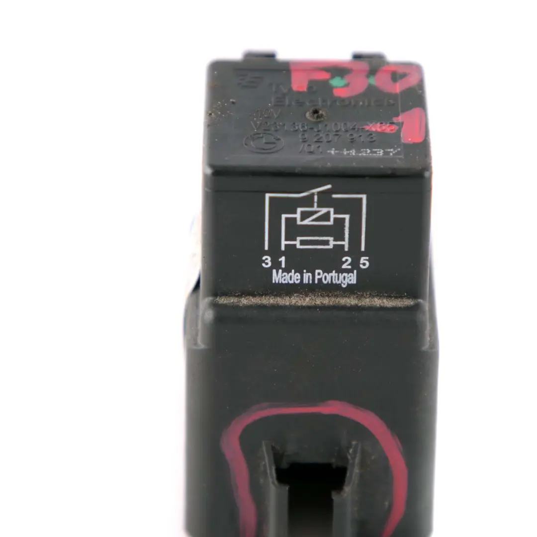 Fan Motor Relay to BMW F20 F21 F22 F30 F31 F32 F33 F36 with Part number 9207913 BMW F20 F21 F22 F30 F31 F32 F33 F36 Fan Motor Relay - SKU 9207913-1 - Part number 9207913