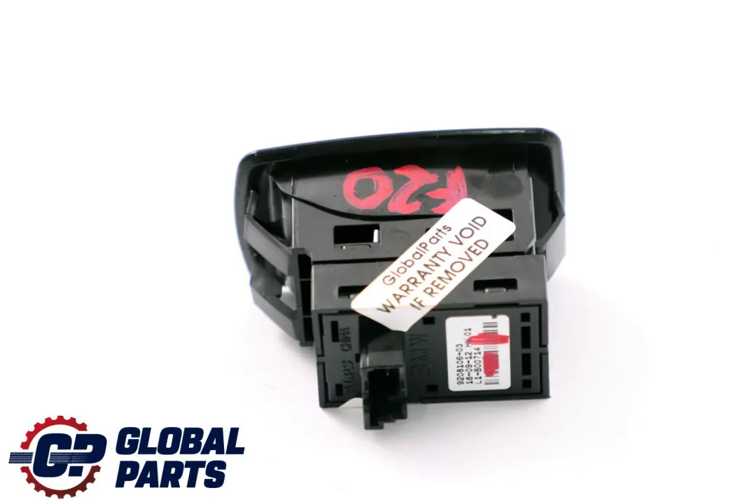BMW F20 F30 F31 F80 F83 LCI Interruptor Elevalunas SCHWARZ - SKU 9208106 - Número de pieza 9208106