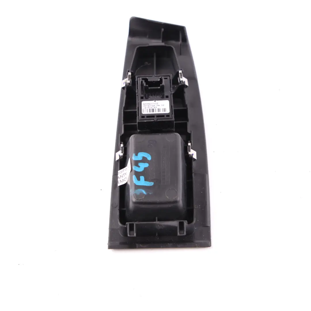 BMW F45 Active Tourer Rear Window Switch Lifter Button Trim Right O/S 2473714 - SKU 9208107-2 - Part number 9208107