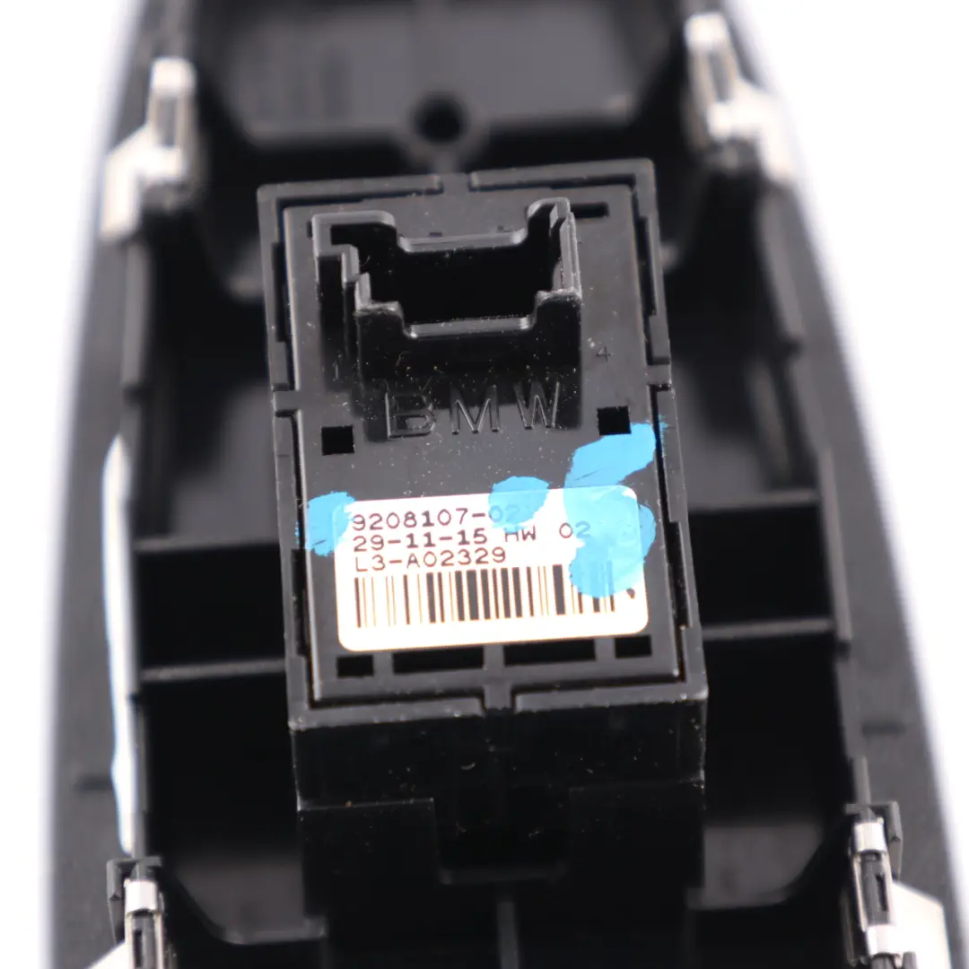 BMW X1 F48 Alzacristalli Pannello Pulsante Nero Lato Passeggero - SKU 9208107-5 - Numero di parte 9208107