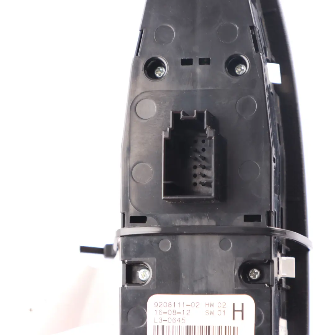Switch Window Lifter BMW F10 F11 F20 F30 F31 X3 F25 Driver's Side Black to with Part number 9208111 Switch Window Lifter BMW F10 F11 F20 F30 F31 X3 F25 Driver's Side Black - SKU 9208111-3 - Part number 9208111