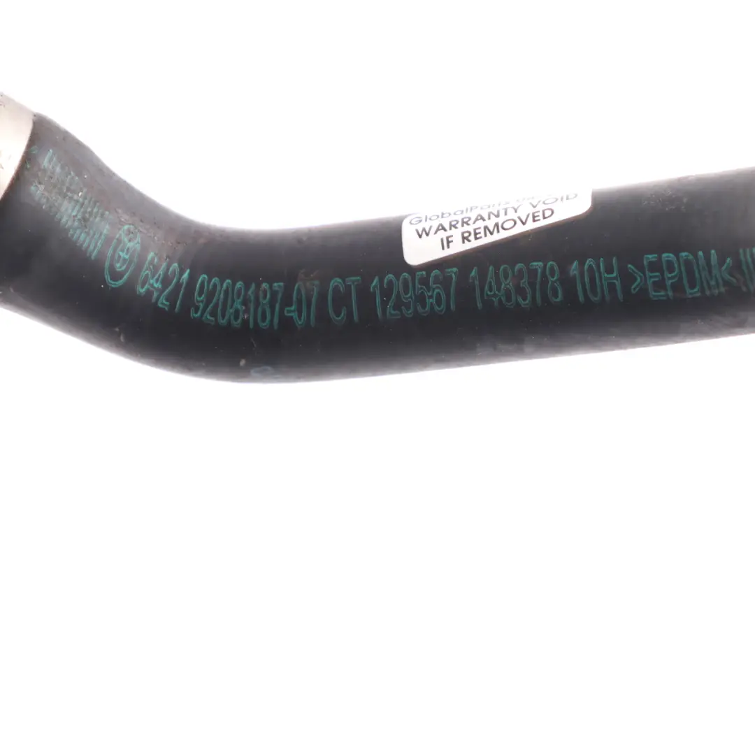  Coolant Hose BMW F20 F21 F30 F36 F32 N55 Return Engine To Radiator Line - SKU 9208187 - Part number 9208187