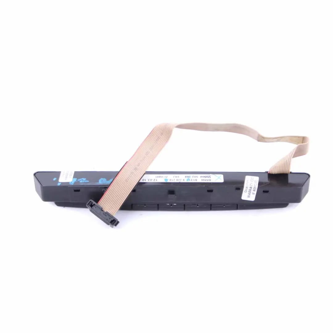 BMW X5 X6 E70 E71 Panneau Commande L'Unité Commutation Console Centrale - SKU 9208218 - Numéro de pièce 9208218