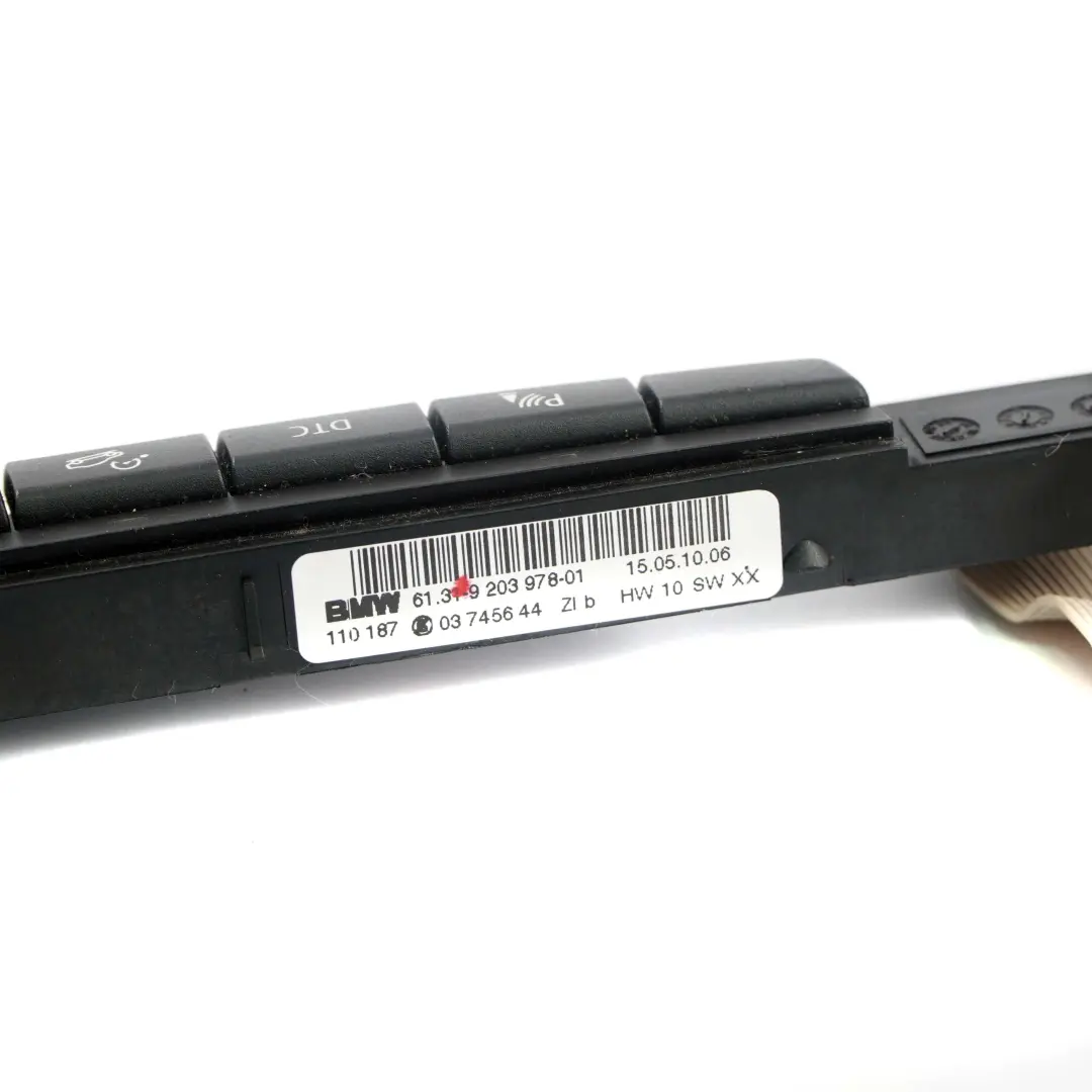 BMW X1 E84 Consola Central Start Stop DTC PDC Unidad Interruptor Panel 9203972 - SKU 9208893-1 - Número de pieza 9208893