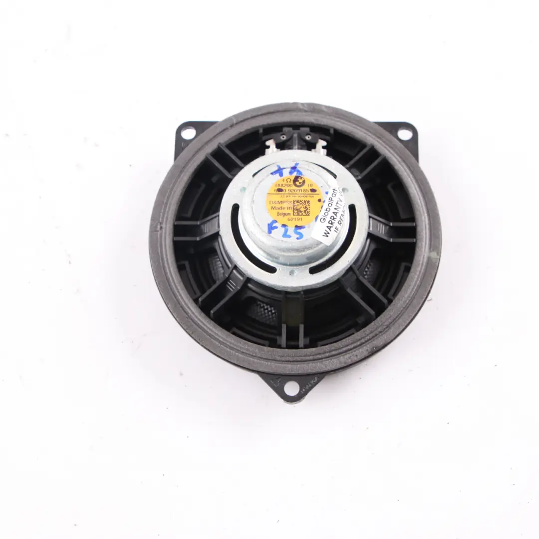 Altavoz Derecha Izquierda HiFi Mid Stereo Harman/Kardon para BMW F25 con número de pieza 9209185 BMW F25 Altavoz Derecha Izquierda HiFi Mid Stereo Harman/Kardon - SKU 9209185 - Número de pieza 9209185