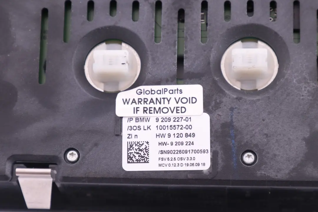 Unidad De Interruptor Luz De Techo Schwarz Negro para BMW Z4 E88 E89 E93 con número de pieza 9225702 BMW Z4 E88 E89 E93 Unidad De Interruptor Luz De Techo Schwarz Negro - SKU 9209227 - Número de pieza 9225702