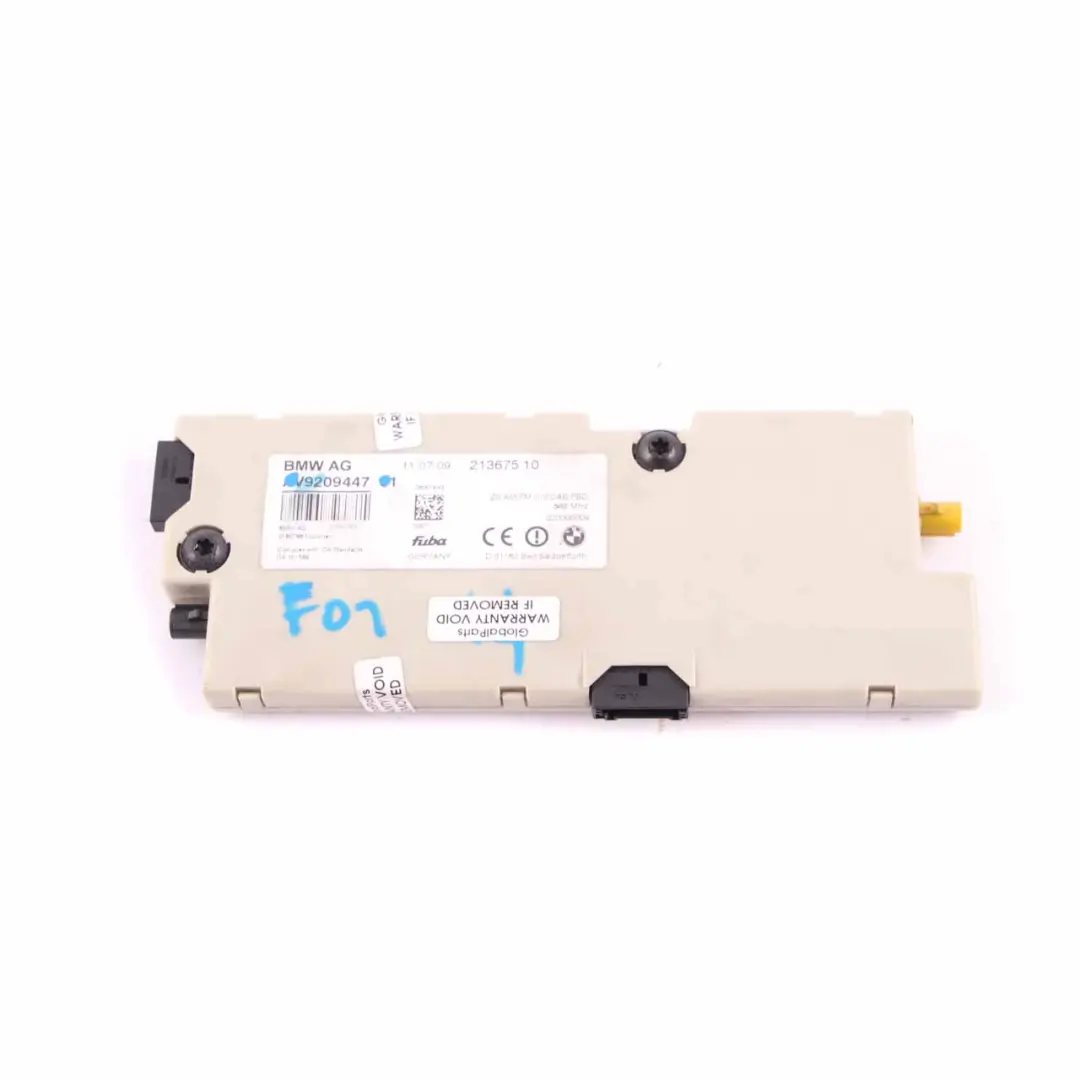 Antenna Amplifier BMW F01 Aeral Diversity 868 MHZ Control Unit FM DAB to with Part number 9209447 Antenna Amplifier BMW F01 Aeral Diversity 868 MHZ Control Unit FM DAB - SKU 9209447 - Part number 9209447